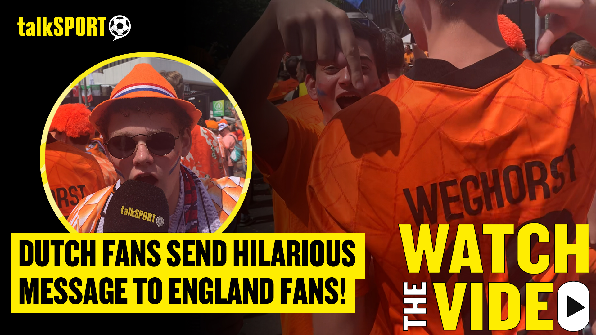 Watch as these dutch fans send hilarious message to England ahead their Euro 2024 clash