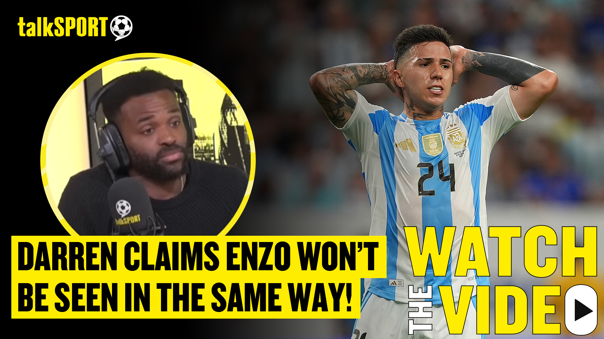 Darren Bent claims Enzo Fernandez's teammates will never look at him in the same way