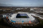 READING, ENGLAND - JANUARY 27: An aerial view of Select Car Leasing Stadium ahead of the Sky Bet League One match between Reading and Leyton Orient at Select Car Leasing Stadium on January 27, 2024 in Reading, England. (Photo by Ryan Pierse/Getty Images)